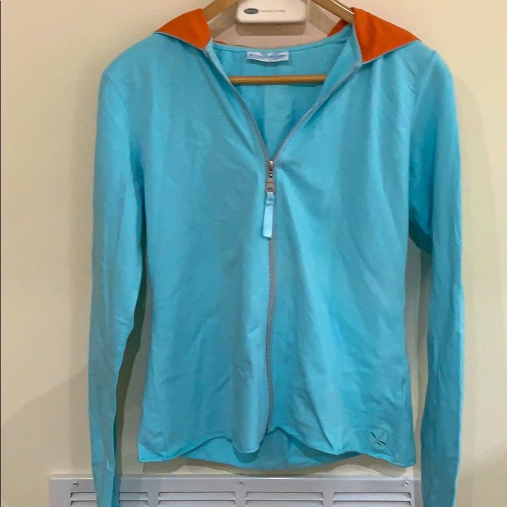 Hooded surf top
